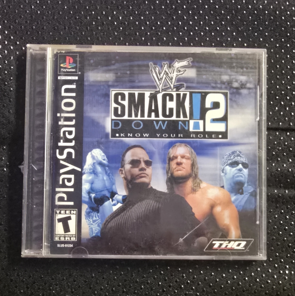 Used Playstation  Video Game SmackDown! 2 Know Your Role Playstation 2000